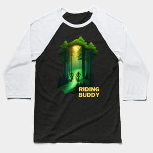 riding buddy mountain biking Baseball T-Shirt